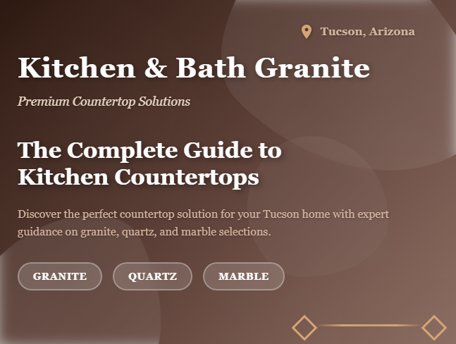 Tucson kitchen by Granite Kitchen & Bath