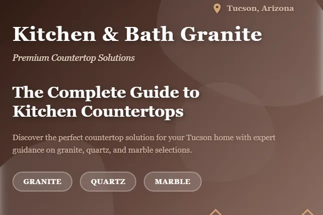 Tucson kitchen by Granite Kitchen & Bath