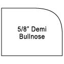 demi-bullnose