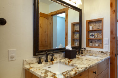 Bathroom remodeling Tucson AZ with custom granite and quartz countertops