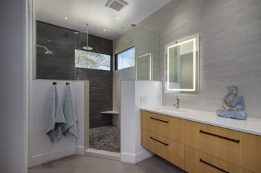 Bathroom remodeling Tucson AZ with custom granite & quartz vanity countertops